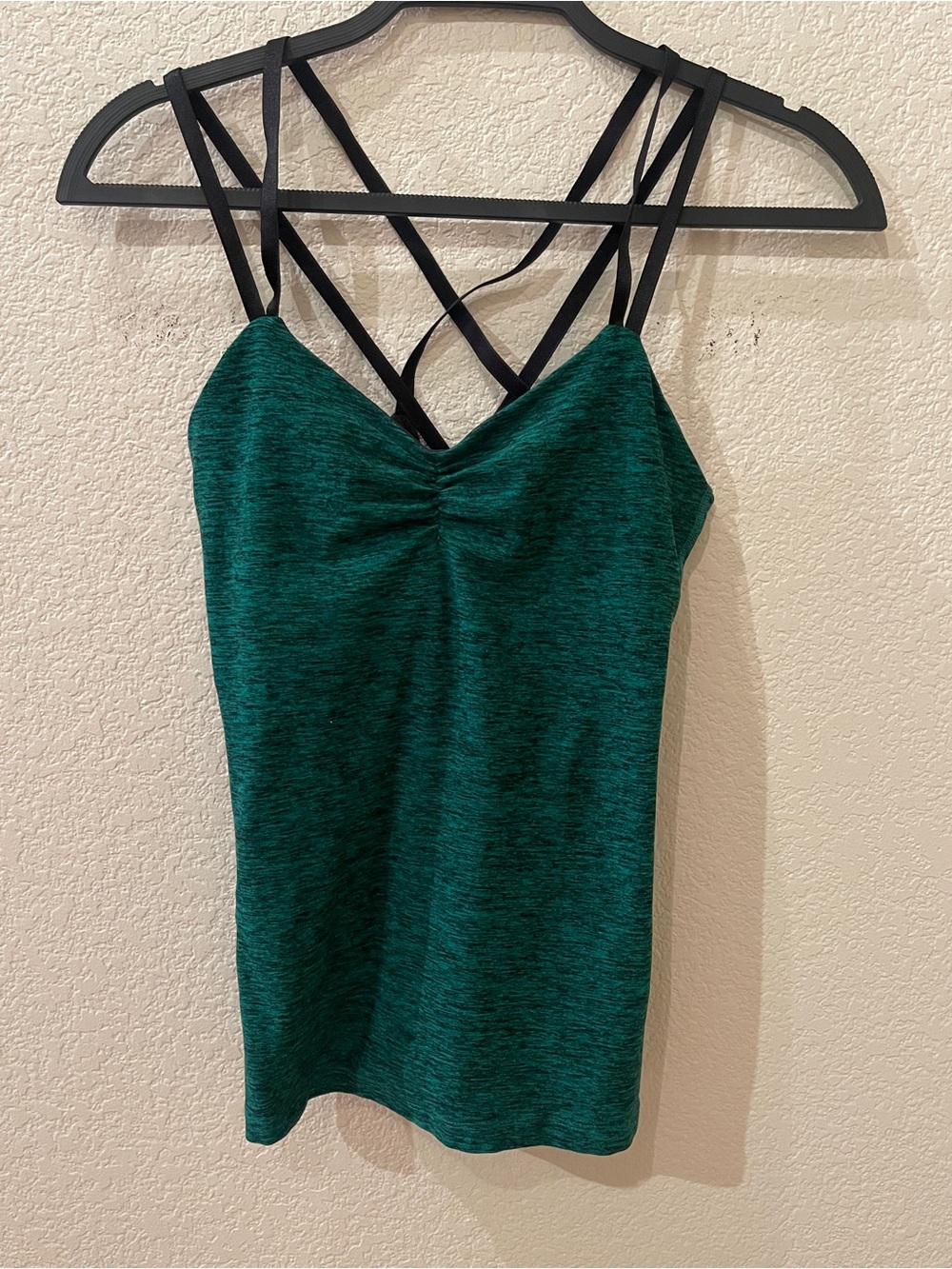 Beyond Yoga Teal Green Strappy V-Neck Camisole